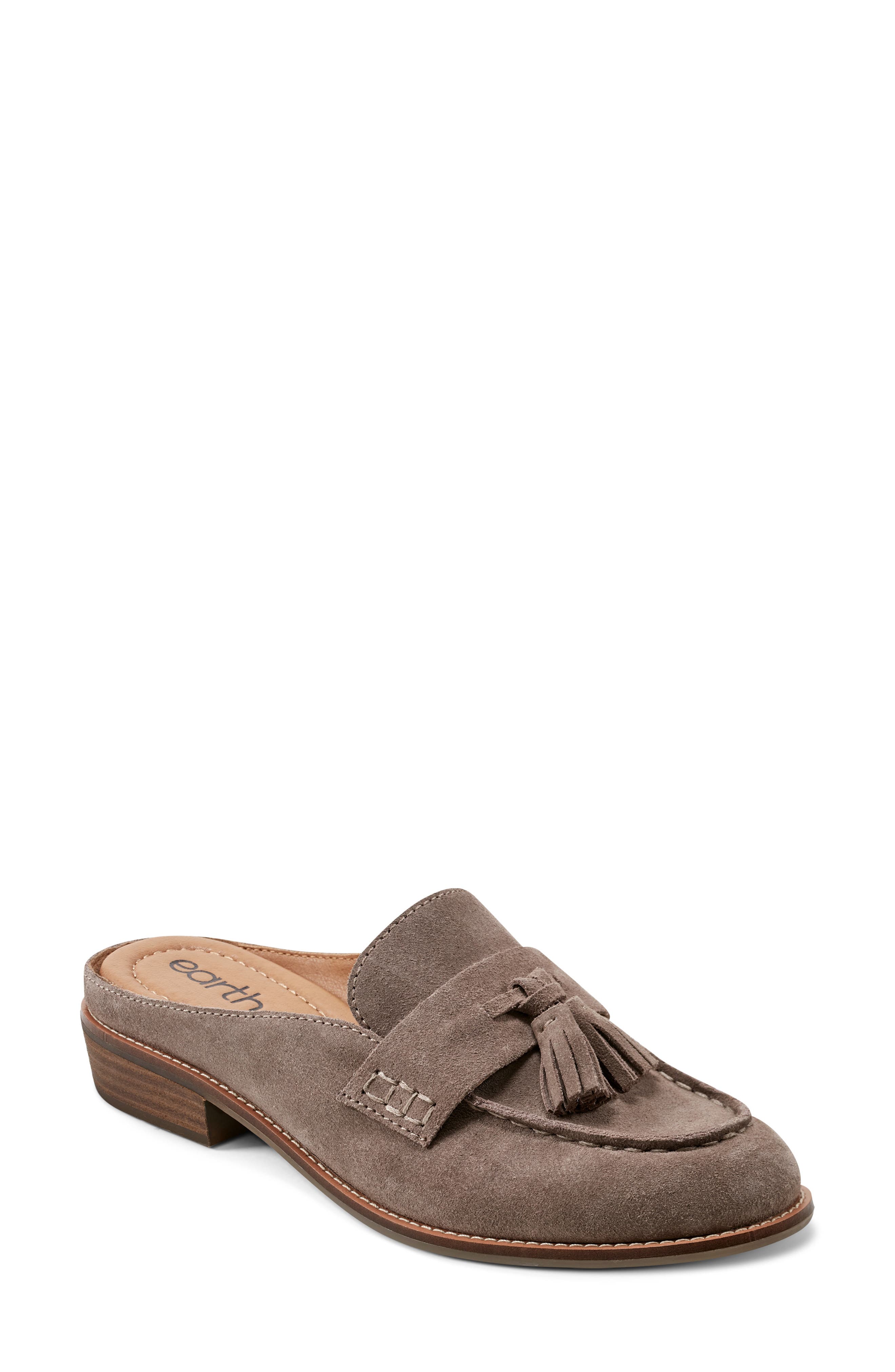 Earth® Everett Tassle Mule in Grey 