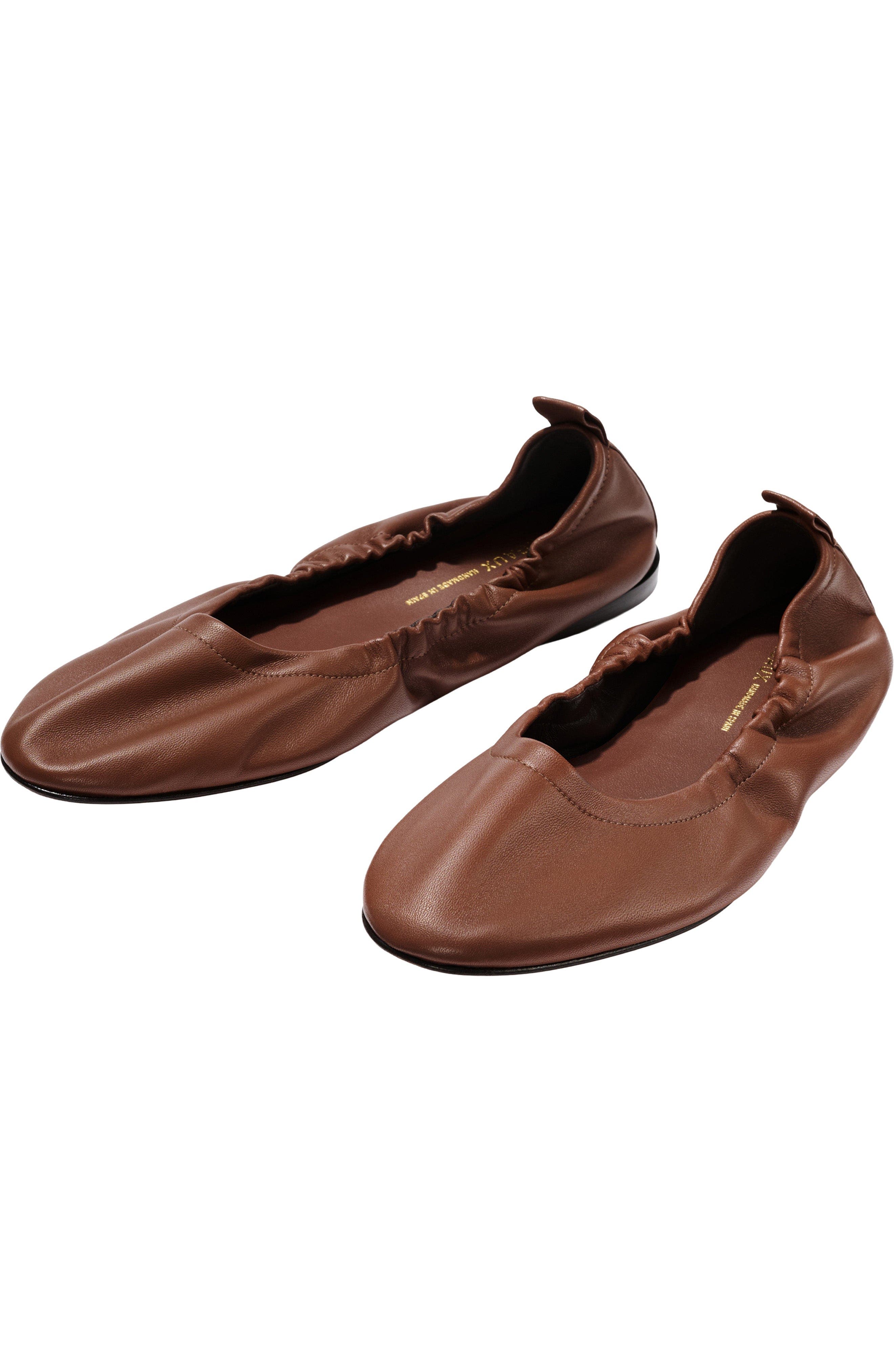 The Pascale Flat, Alternate, color, Cognac Nappa
