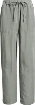 Marine Layer Linen Blend Straight Leg Pants