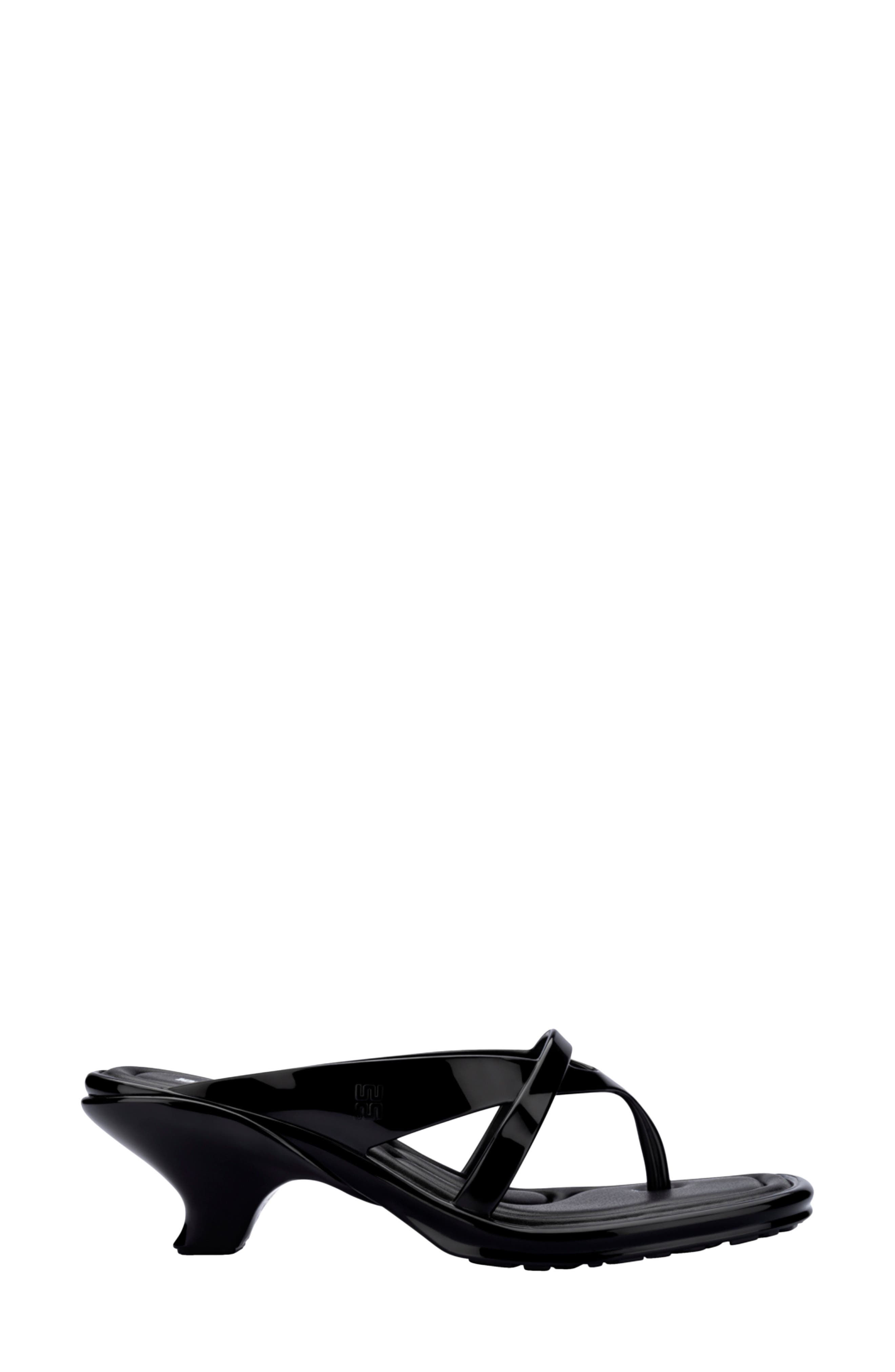 Melissa Layla Flip Flop, Alternate, color, Black