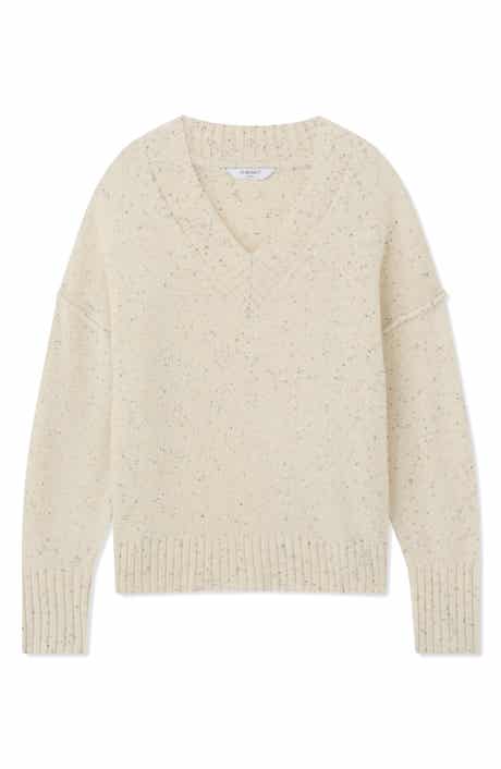 LK Bennett Cara Lambswool Blend V-Neck Sweater