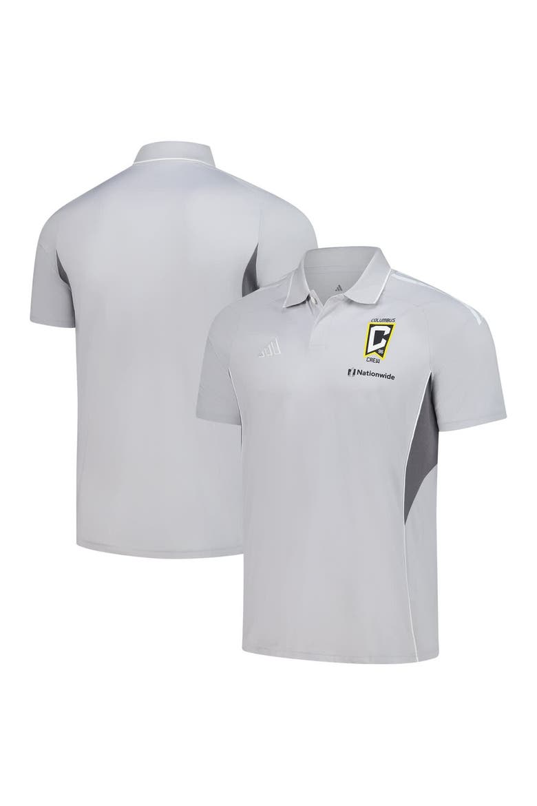 Men's adidas Silver Columbus Crew 2025 Training Polo, Main, color, Silver