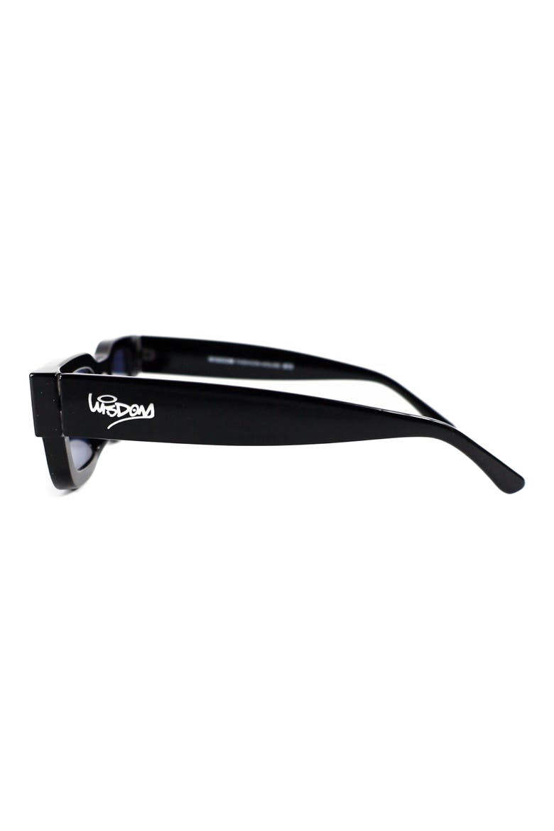 Frame 9 63mm Square Sunglasses, Alternate, color, BLACK
