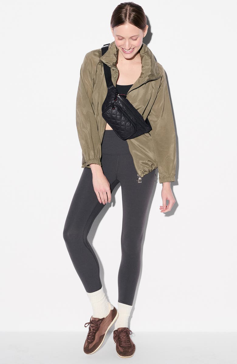 MZ Wallace Small Metro Quilted Nylon Sling Bag, Alternate, color, Black