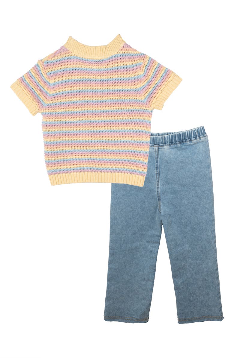 Rarity Kids' Sweater & Denim Set, Alternate, color,