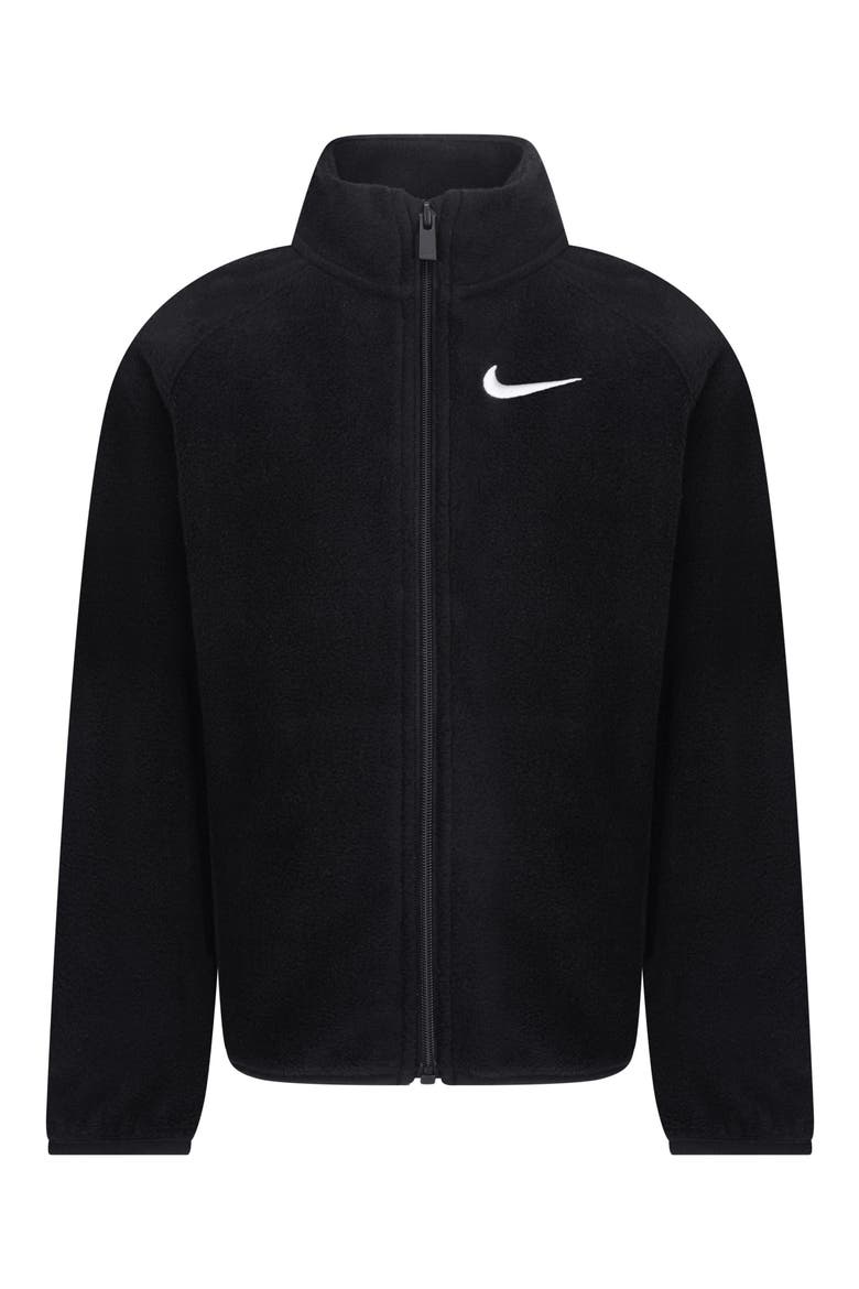 Kids' Fleece Jacket, Main, color, BLACK