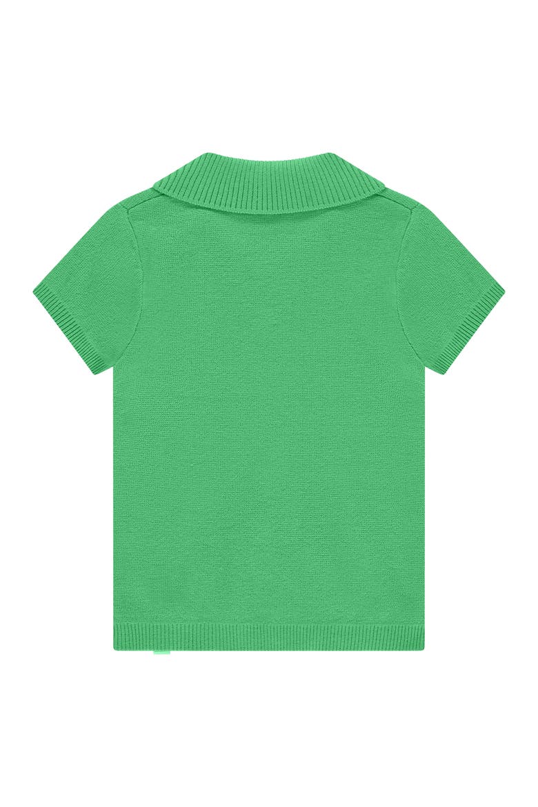 Short Sleeve Polo Top, Alternate, color, Frog