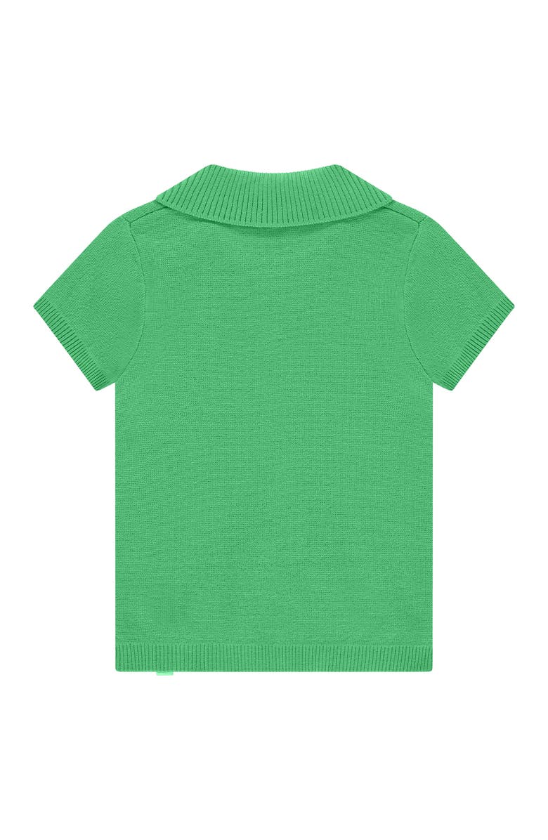 BABYFACE Short Sleeve Polo Top, Alternate, color, Frog
