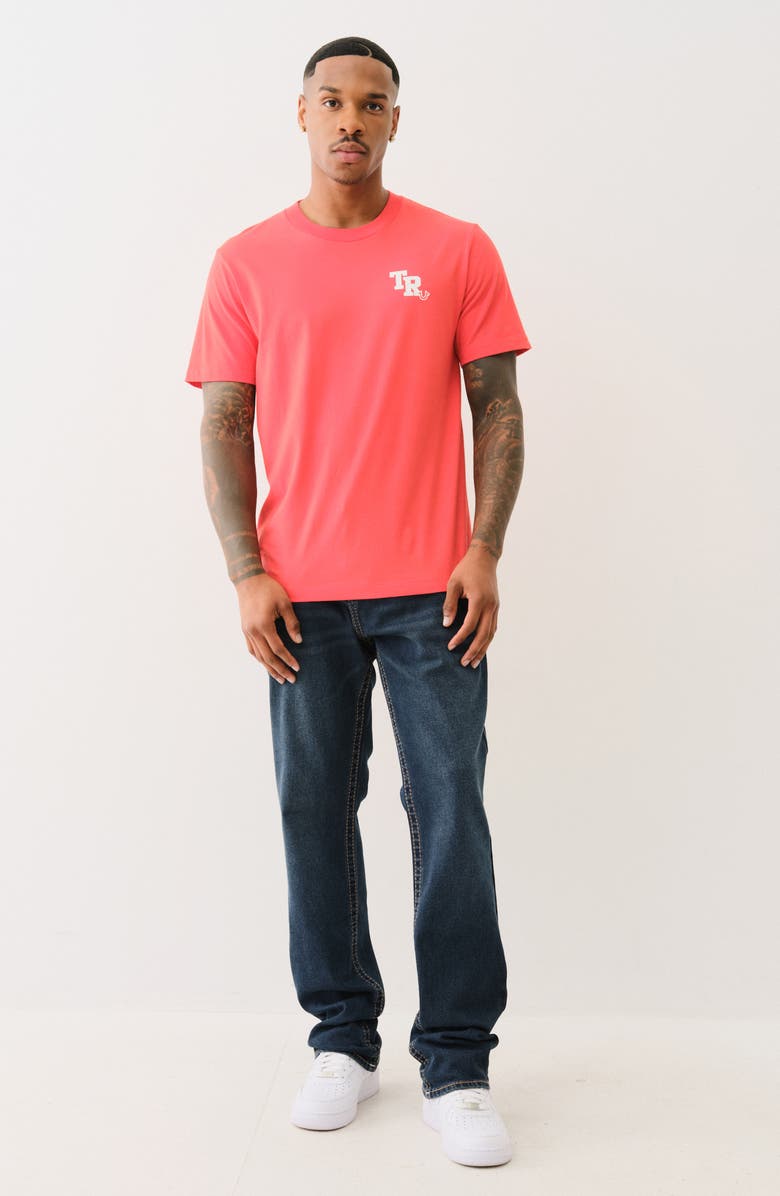 True Religion Ricky Big T Straight Leg Jeans, Alternate, color, Ibzd - Dark Sultry