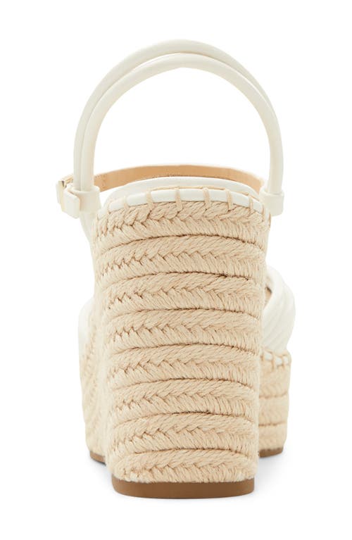 Ted Baker Amalia Espadrille Wedge Sandal In White
