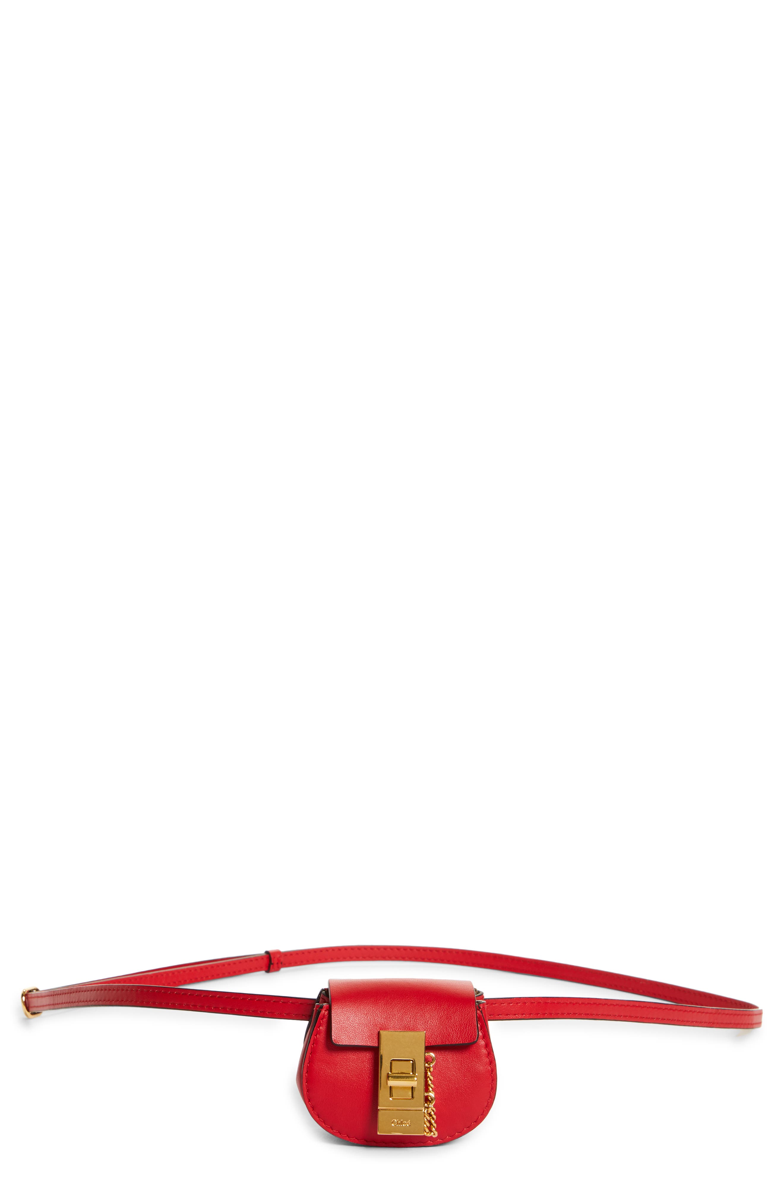 Chloé Mini Drew Belt Bag, Main, color, 