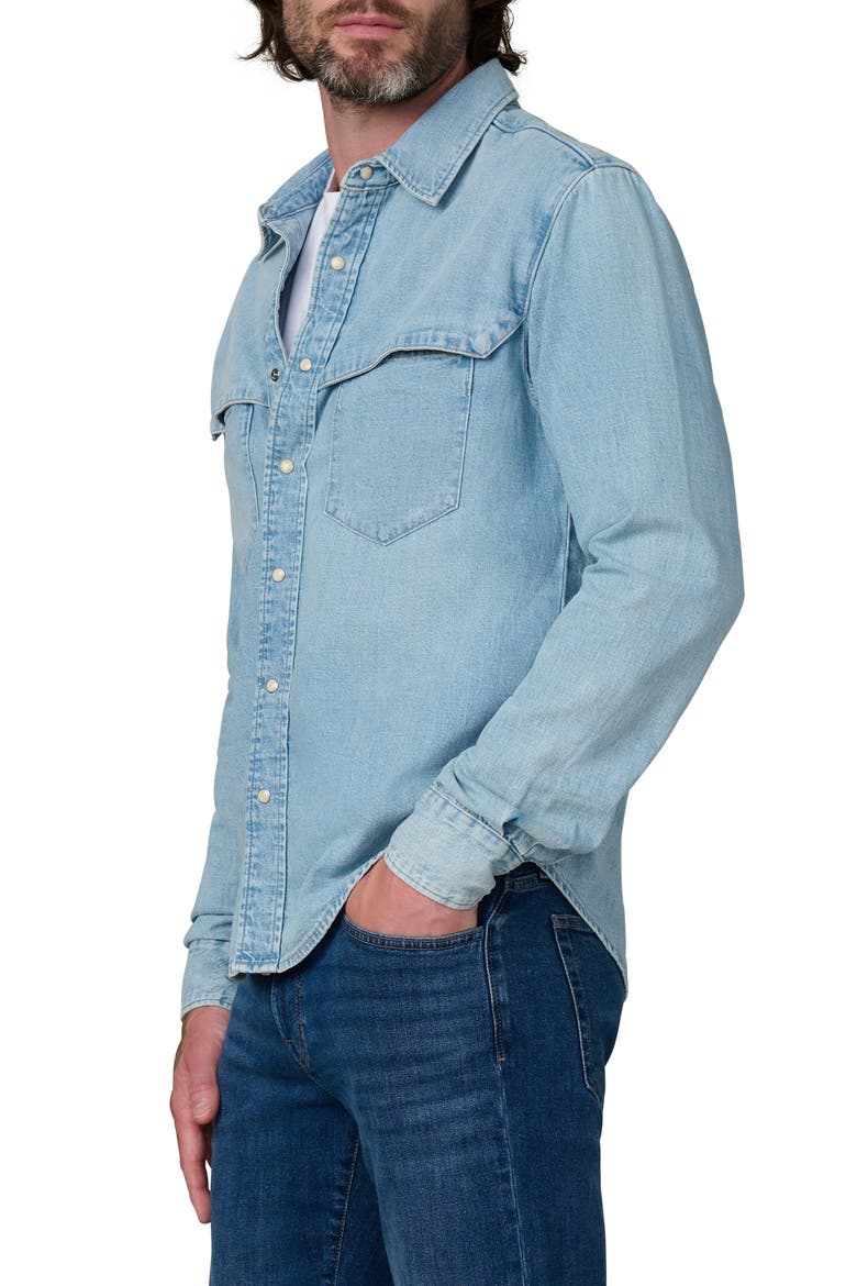 The Wayne Denim Snap-Up Western Shirt, Alternate, color, CANOGA