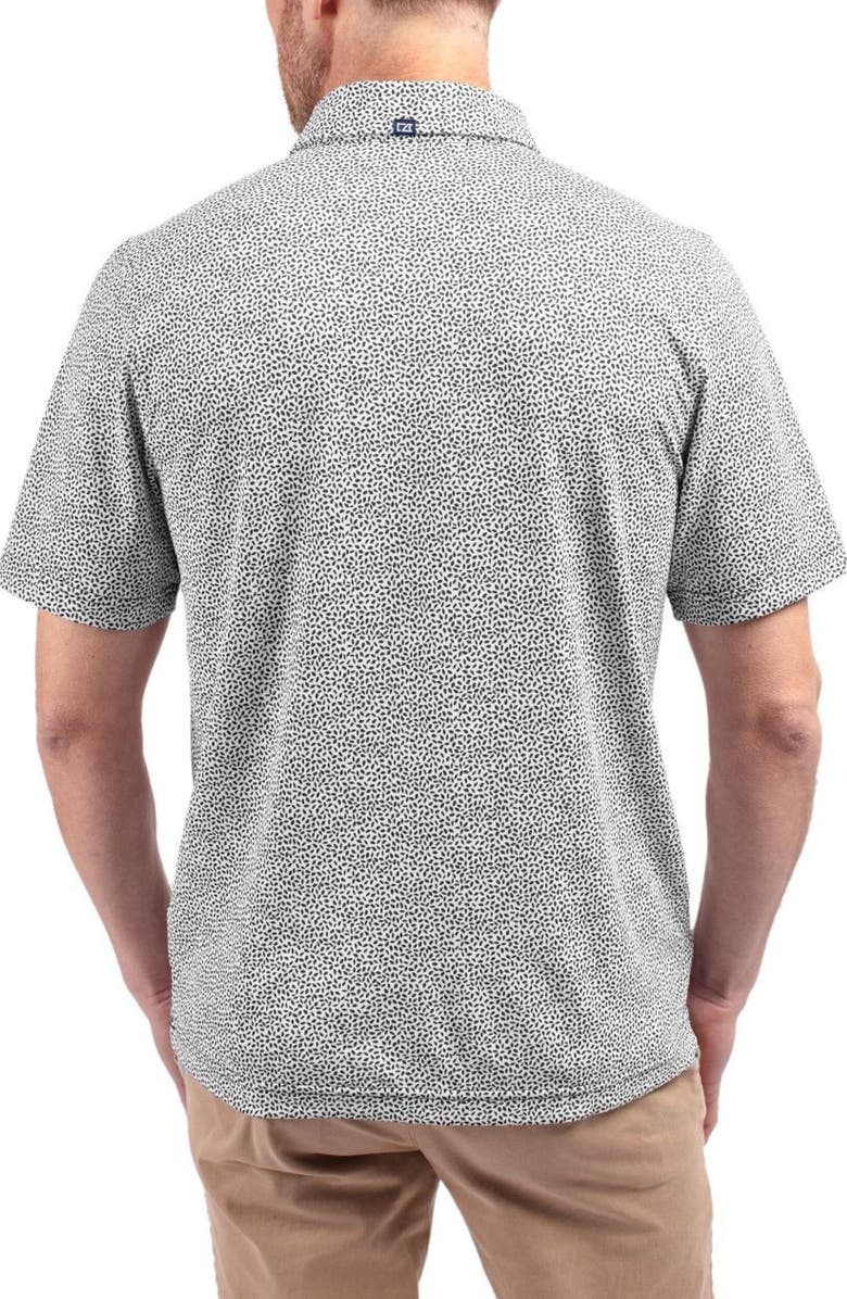 Cutter
Buck Virtue Piqué Botanical Print Polo, Alternate, color, Black