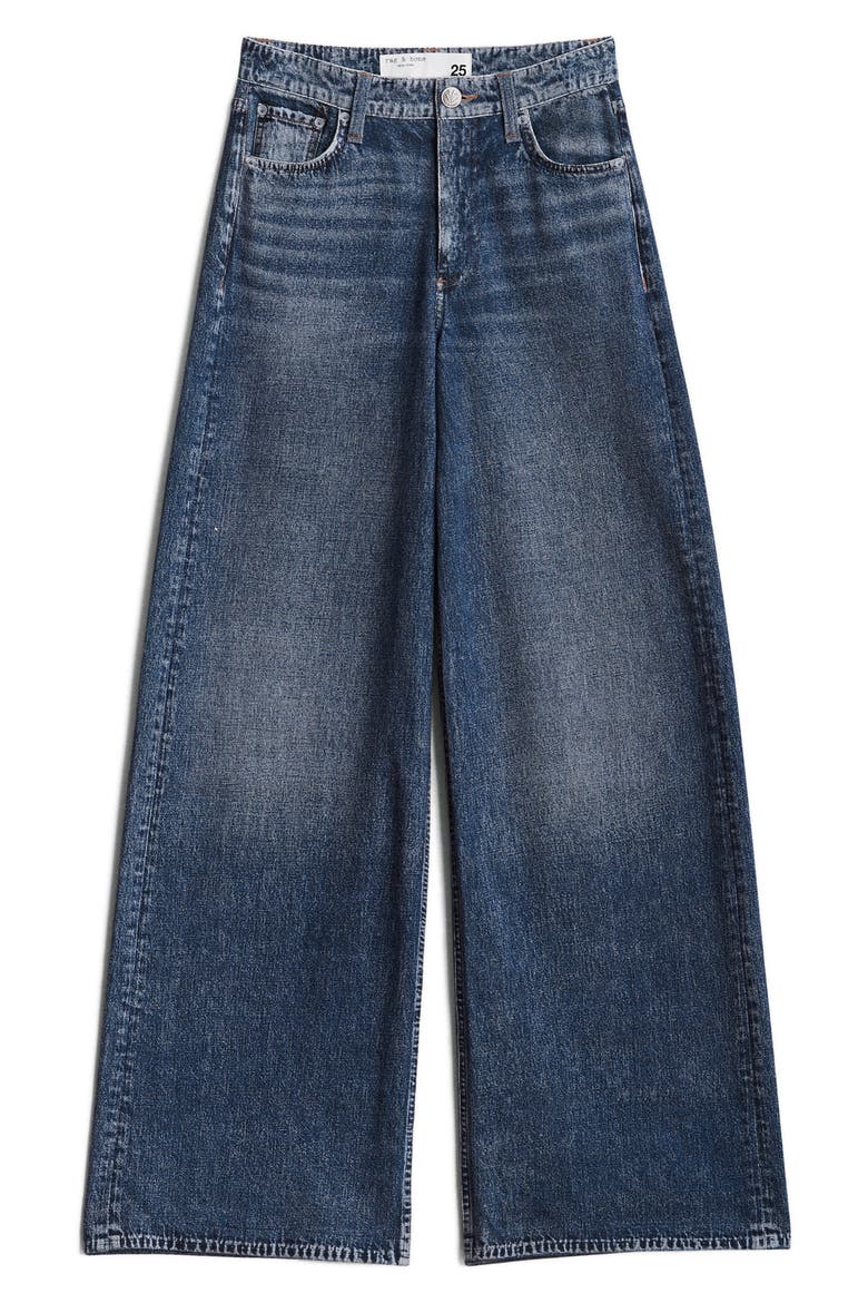 Miramar Sofie High Waist Cotton Terry Sweatpant Jeans, Alternate, color, KIMBR