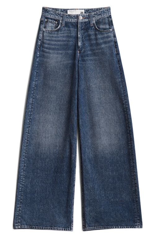 Rag & Bone Miramar Sofie High Waist Cotton Terry Sweatpant Jeans In Blue