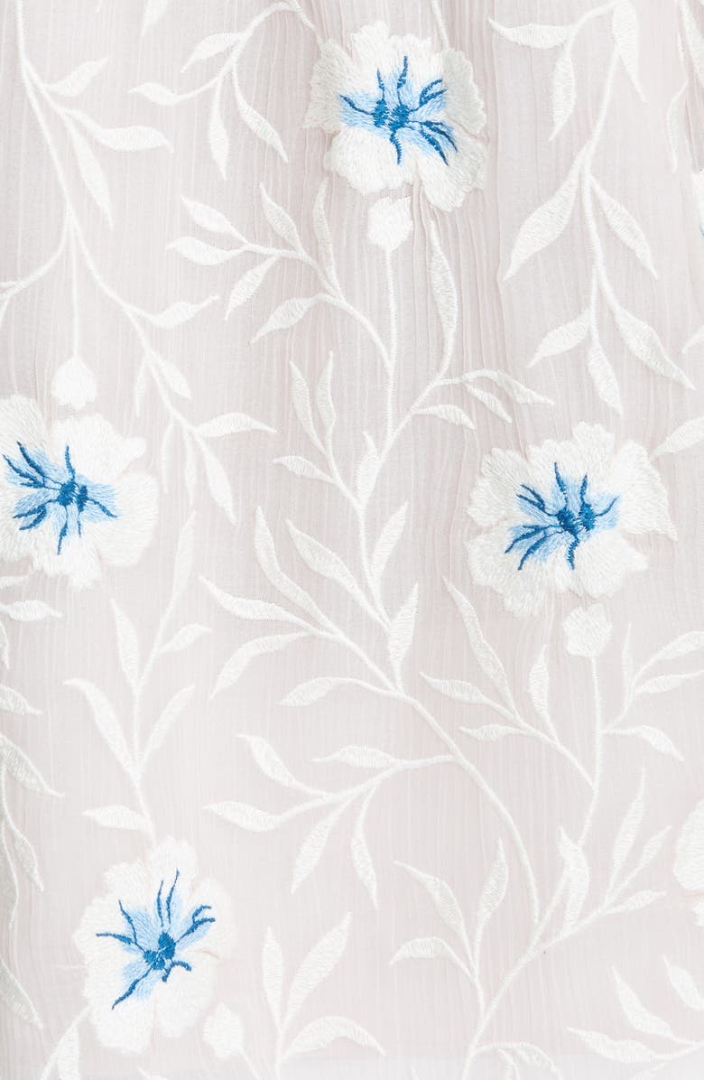 Rebecca Taylor Trellis Embroidered Top, Alternate, color, 