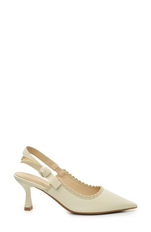 NICOLE MILLER NICOLE MILLER SCALLOPED SLINGBACK PUMP