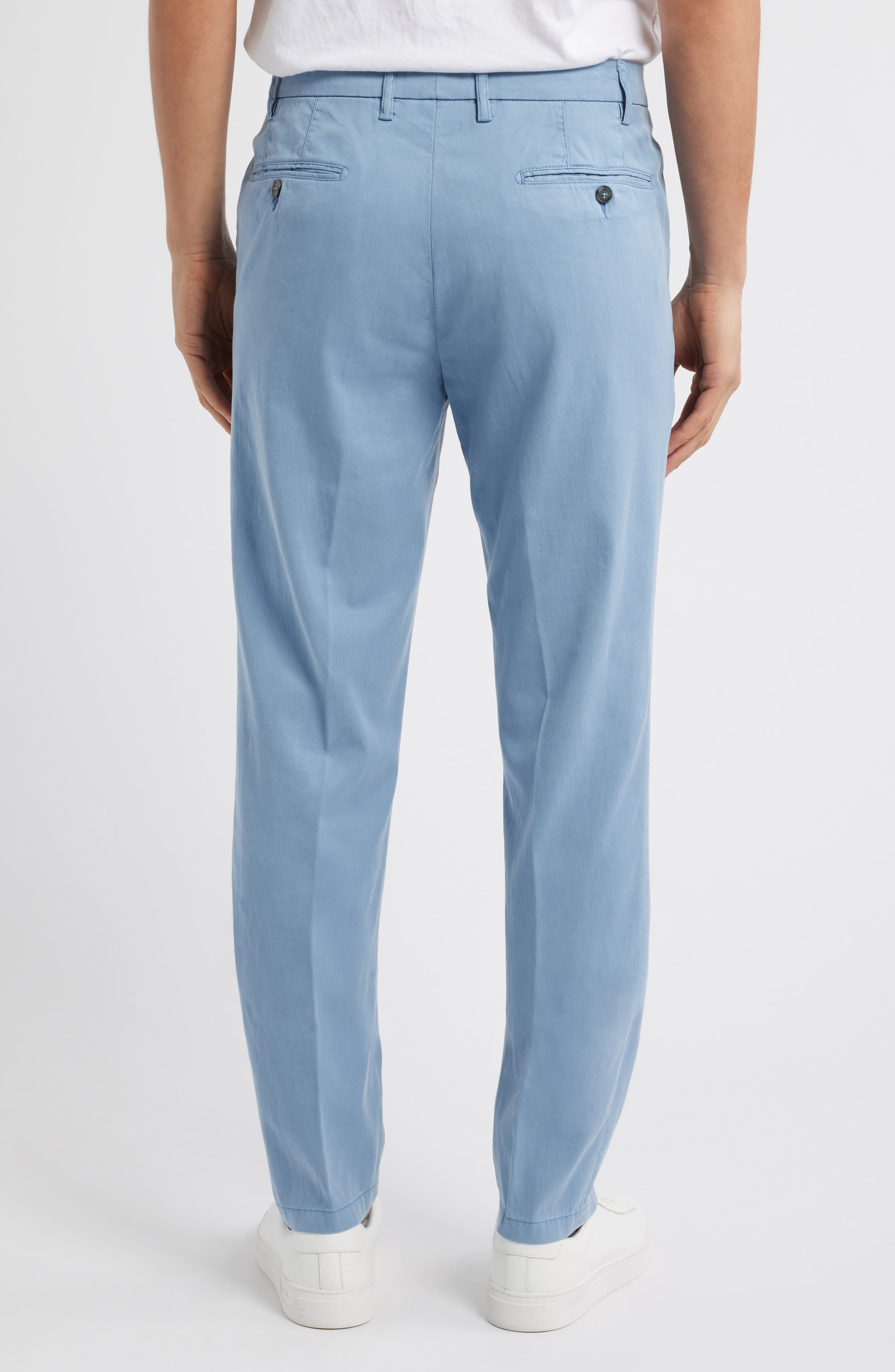 Regular Fit Flat Front Comfort Twill Pants - image 2