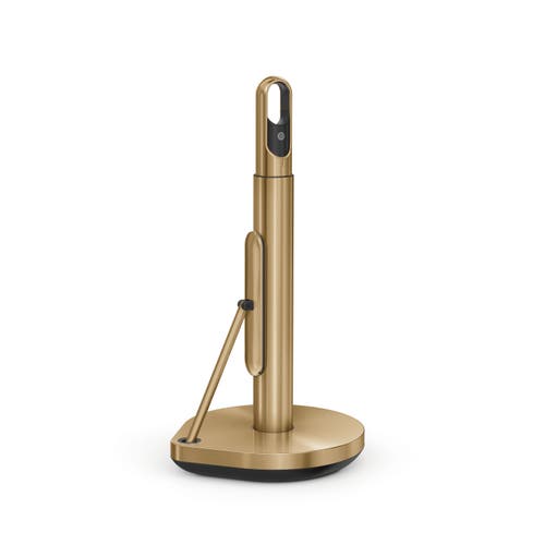Simplehuman Paper Towel Holder With Spray In Brass