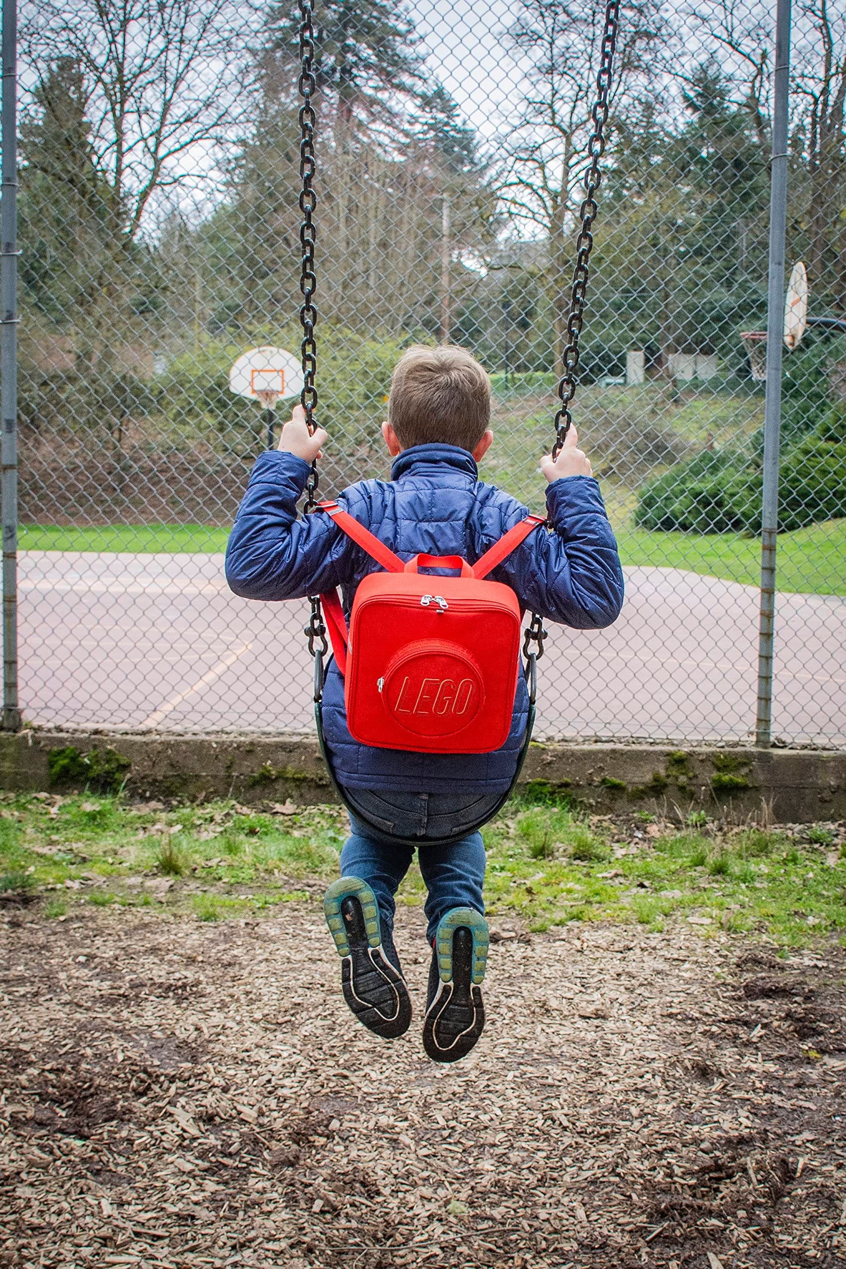 Small Brick Backpack, Alternate, color, Red