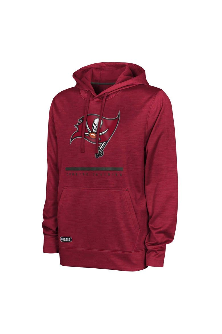 Men's Red Tampa Bay Buccaneers Speed Drill Streak Pullover Hoodie, Alternate, color, Red