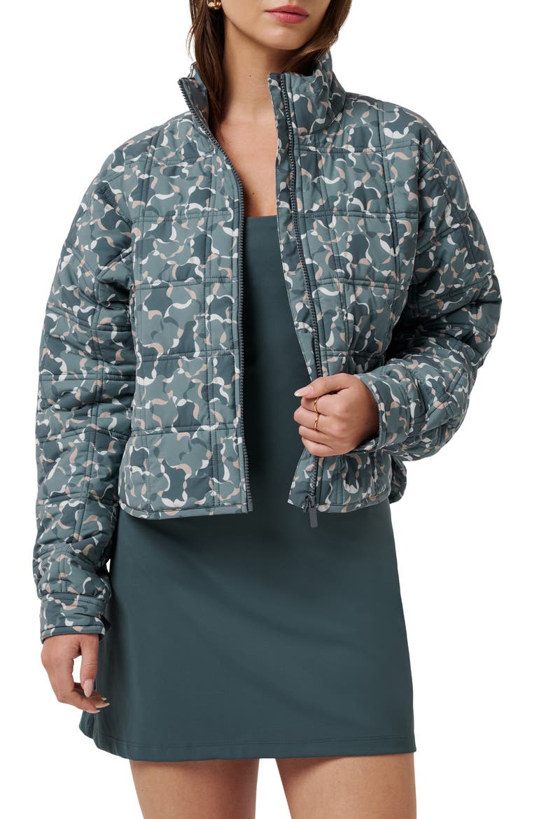 City Edge Quilted Jacket, Main, color, DARK SLATE MULTI