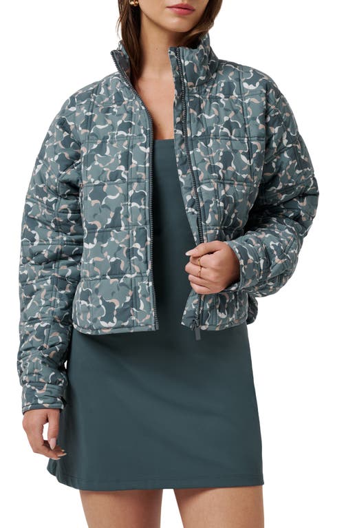 Travismathew City Edge Quilted Jacket In Blue