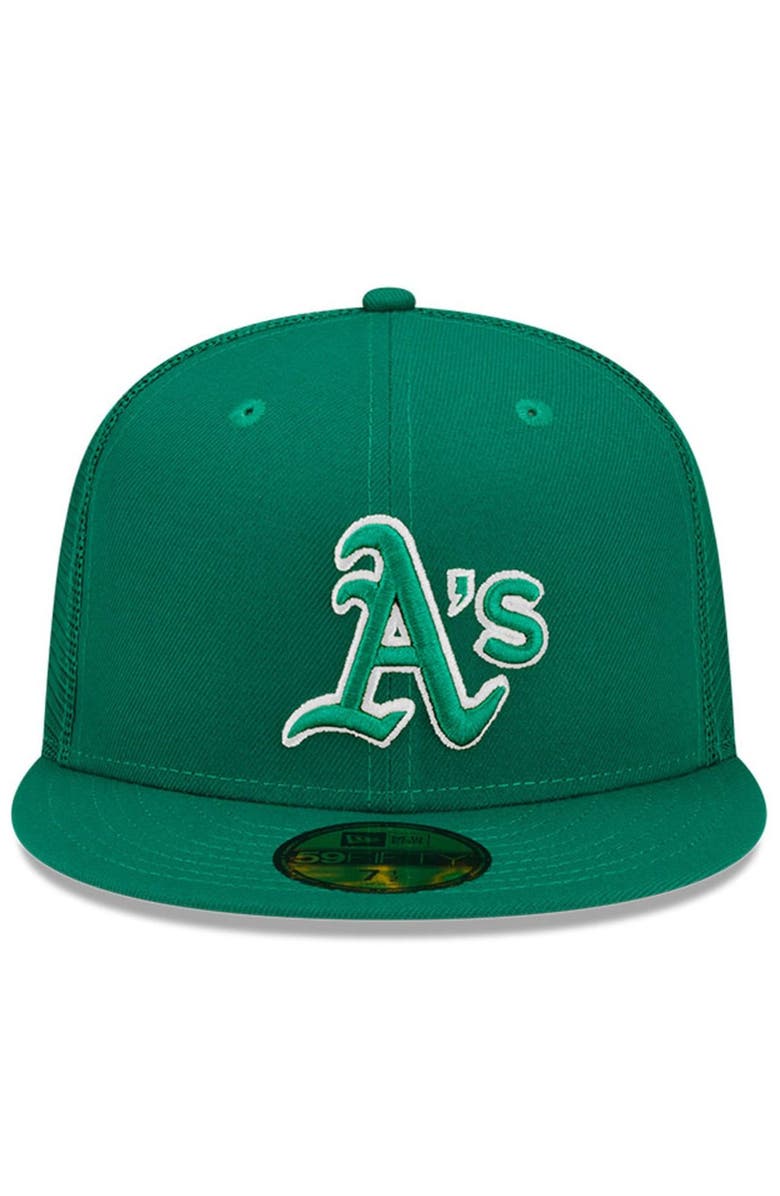 New Era Men's New Era Green Oakland Athletics 2022 St. Patrick's Day 59FIFTY Fitted Hat, Alternate, color, 