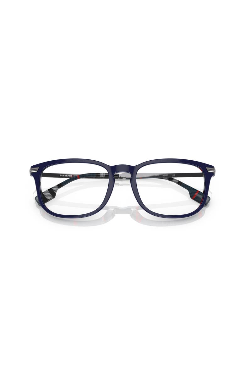 Burberry 56mm Rectangle optical glasses, Alternate, color, Blue