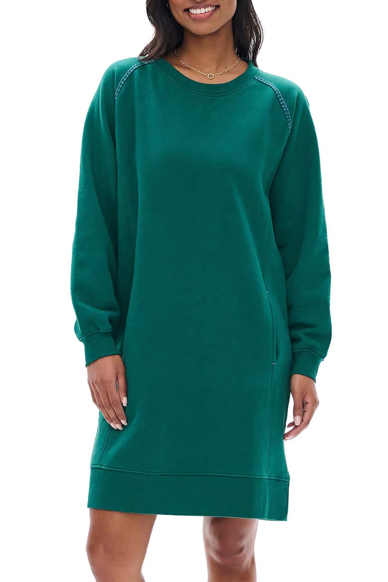 Everyday Cotton Dress, Main, color, GREEN