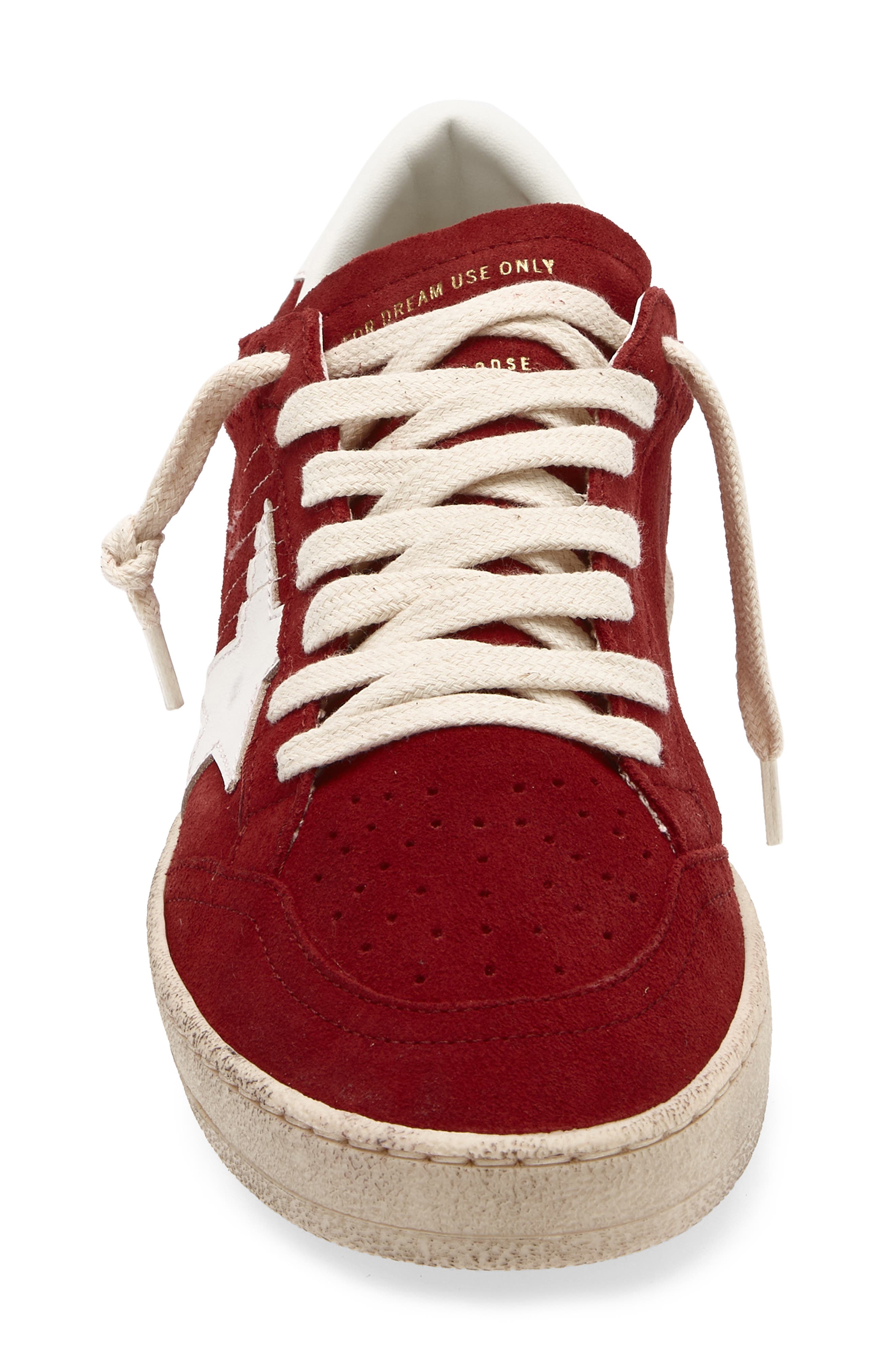 Golden Goose Ball Star Low Top Sneaker, Alternate, color, Red/ White