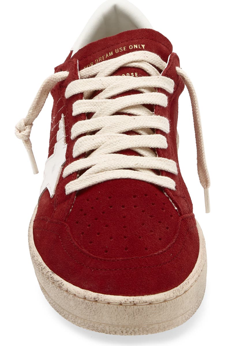 Golden Goose Ball Star Low Top Sneaker, Alternate, color, Red/ White