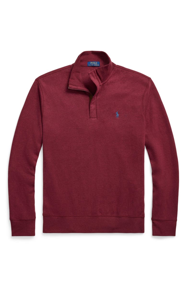 Polo Ralph Lauren Cotton Blend Quarter Zip Pullover, Alternate, color, 
