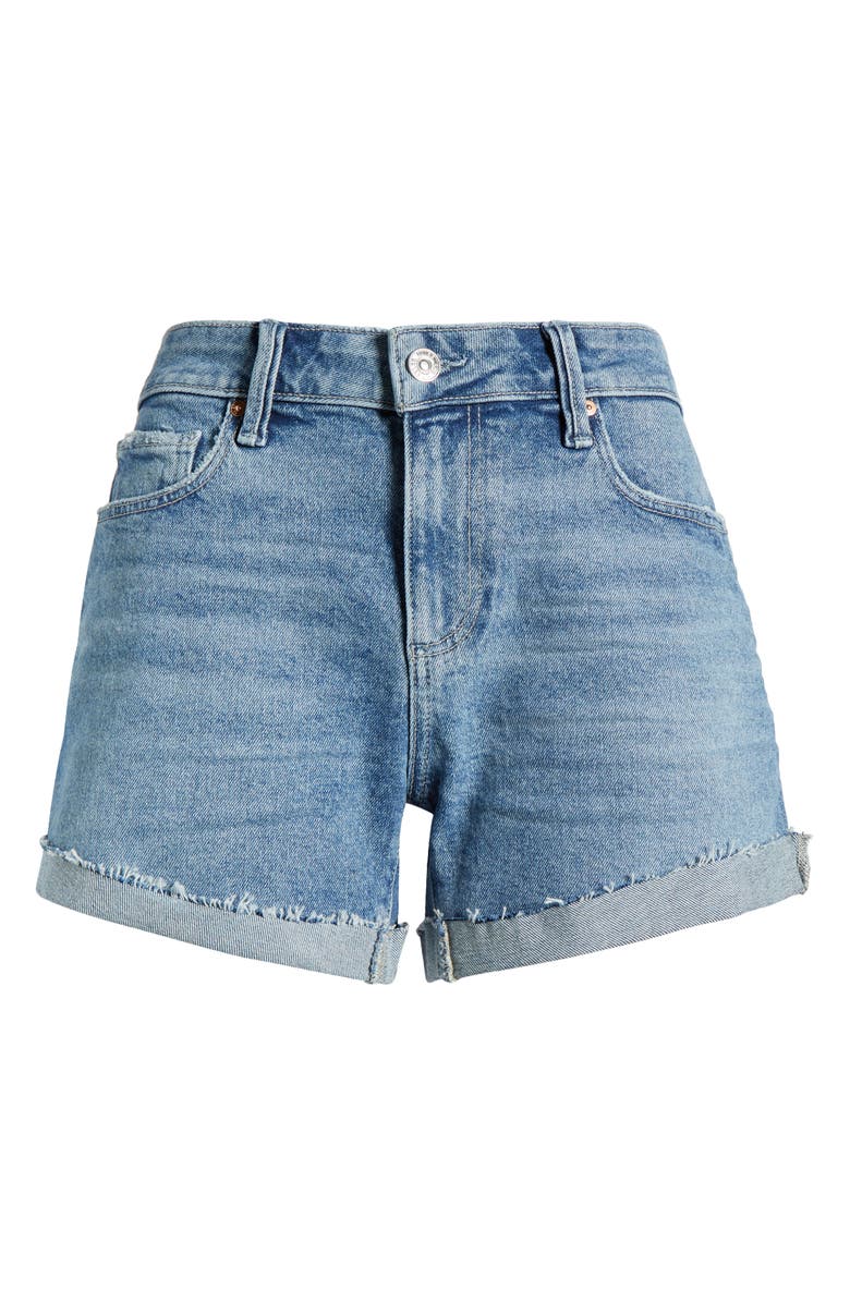 PAIGE Dylan Cuff Cutoff Denim Shorts, Alternate, color, 