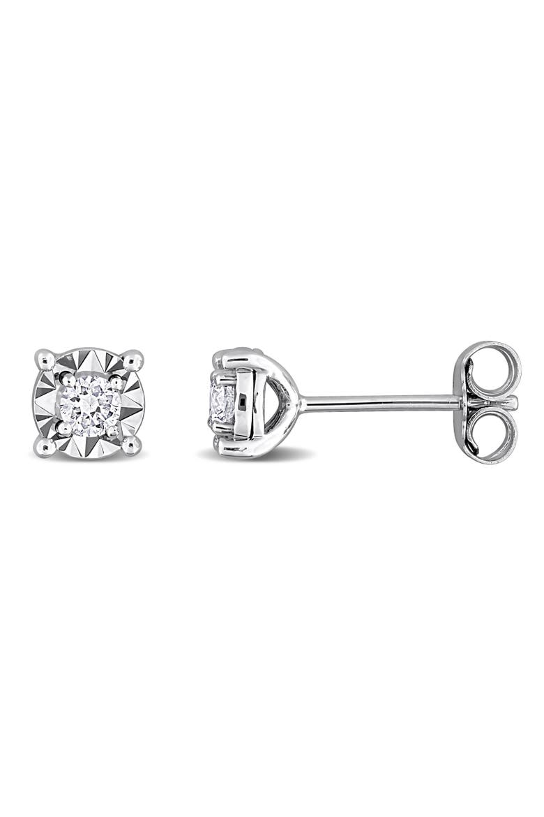 1/4 CTW Lab-Grown Diamond Stud Earrings, Main, color, Sterling Silver