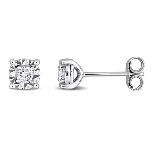 1/4 CTW Lab-Grown Diamond Stud Earrings
