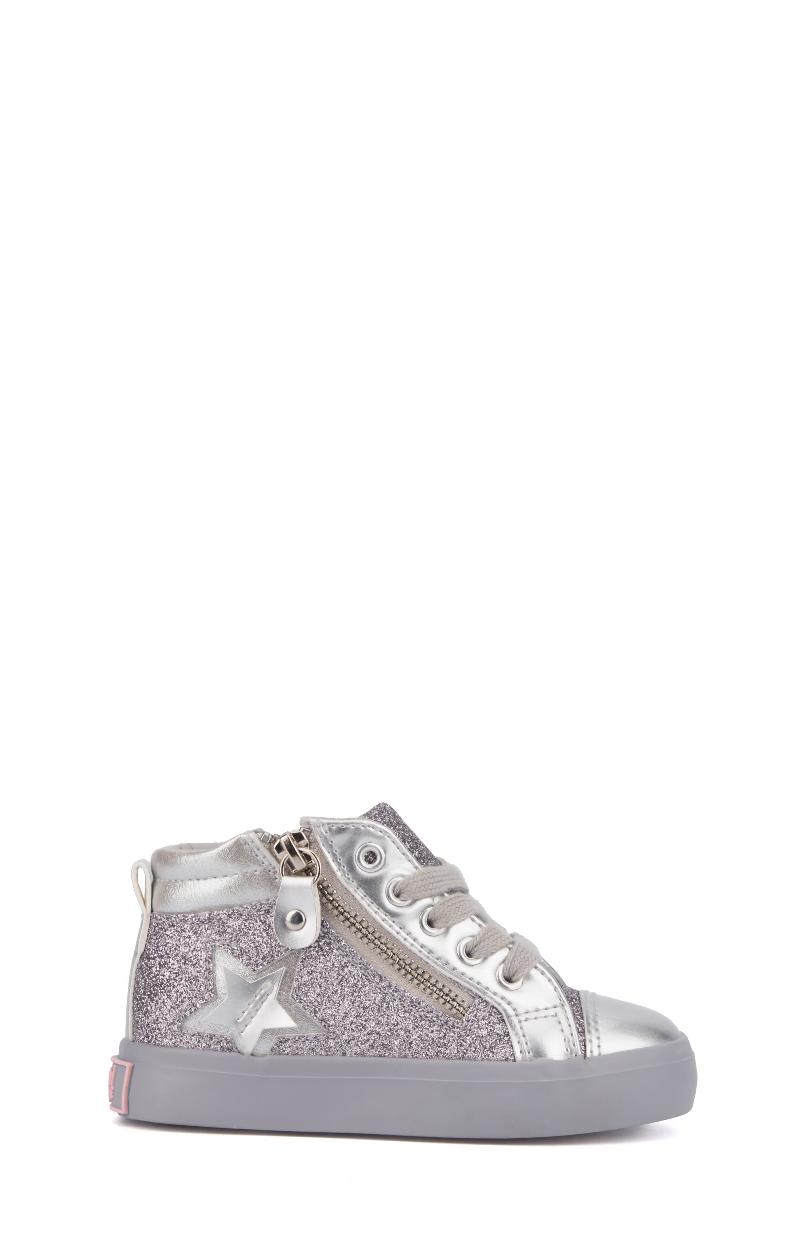 OLIVIA MILLER Kids' Toddler Sneaker, Alternate, color, Silver