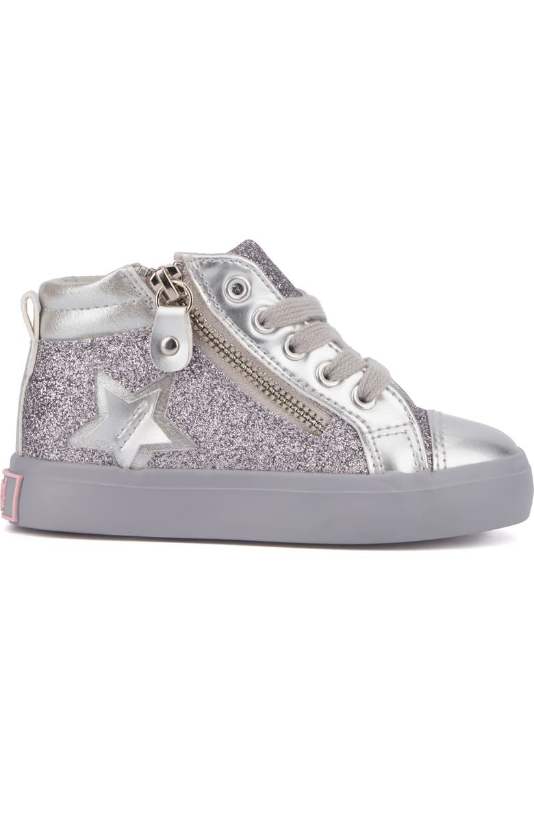 OLIVIA MILLER Kids' Toddler Sneaker, Alternate, color, Silver