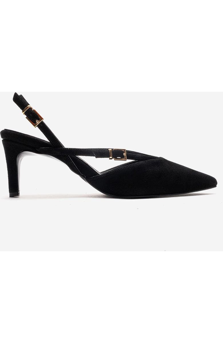 Prologue Shoes Armonia Stiletto Pump, Alternate, color, Black Suede
