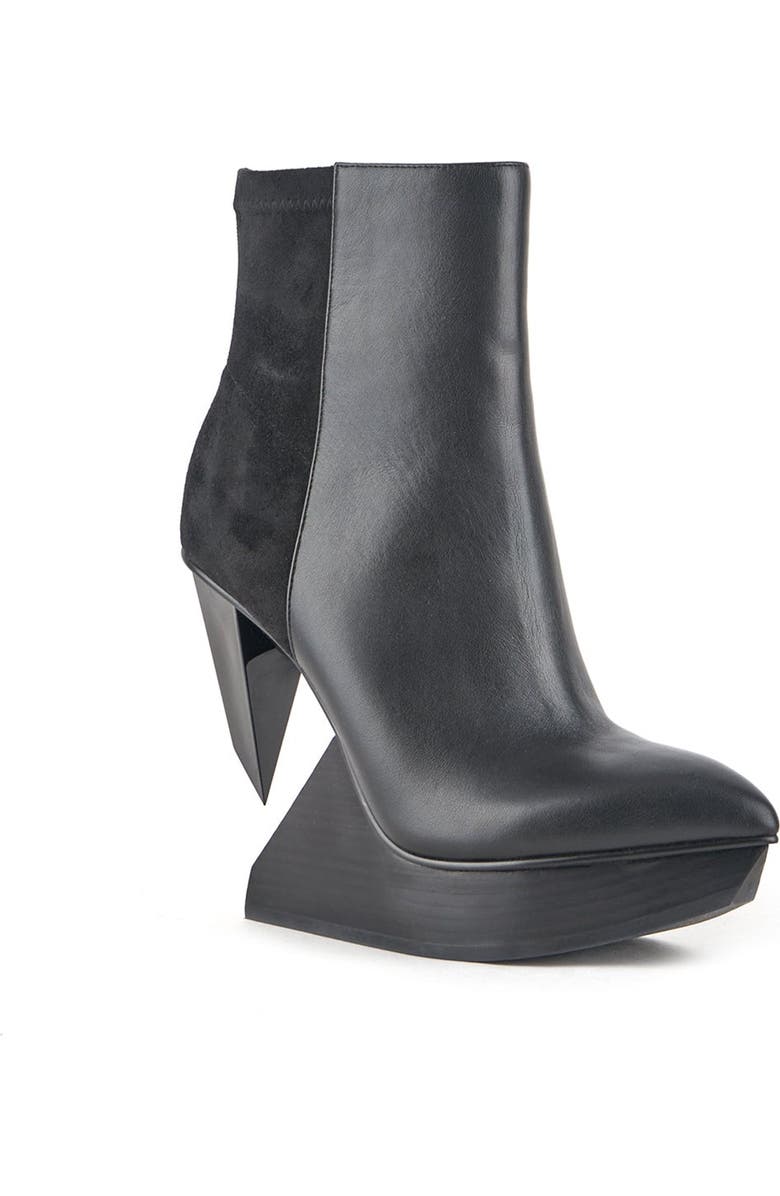 United Nude Edge Platform Bootie, Main, color, Black