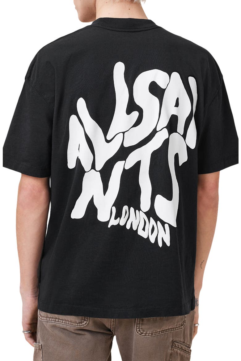 Orlando Logo Oversize Graphic T-Shirt, Alternate, color, JET BLACK