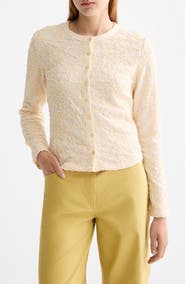Scotch & Soda Soutache Detail Knit Button-Up Shirt