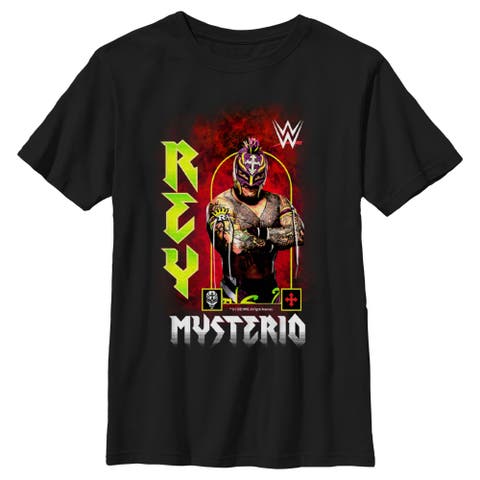 Boy's WWE Rey Mysterio Poster  Graphic T-Shirt