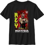 WWE Boy's WWE Rey Mysterio Poster Graphic T-Shirt
