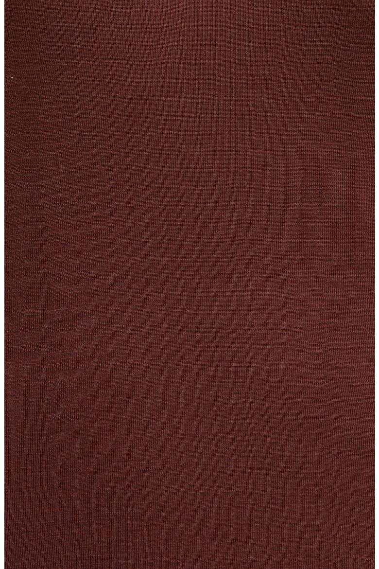Queens Merino Wool Mock Neck Bodysuit, Alternate, color, ESPRESSO