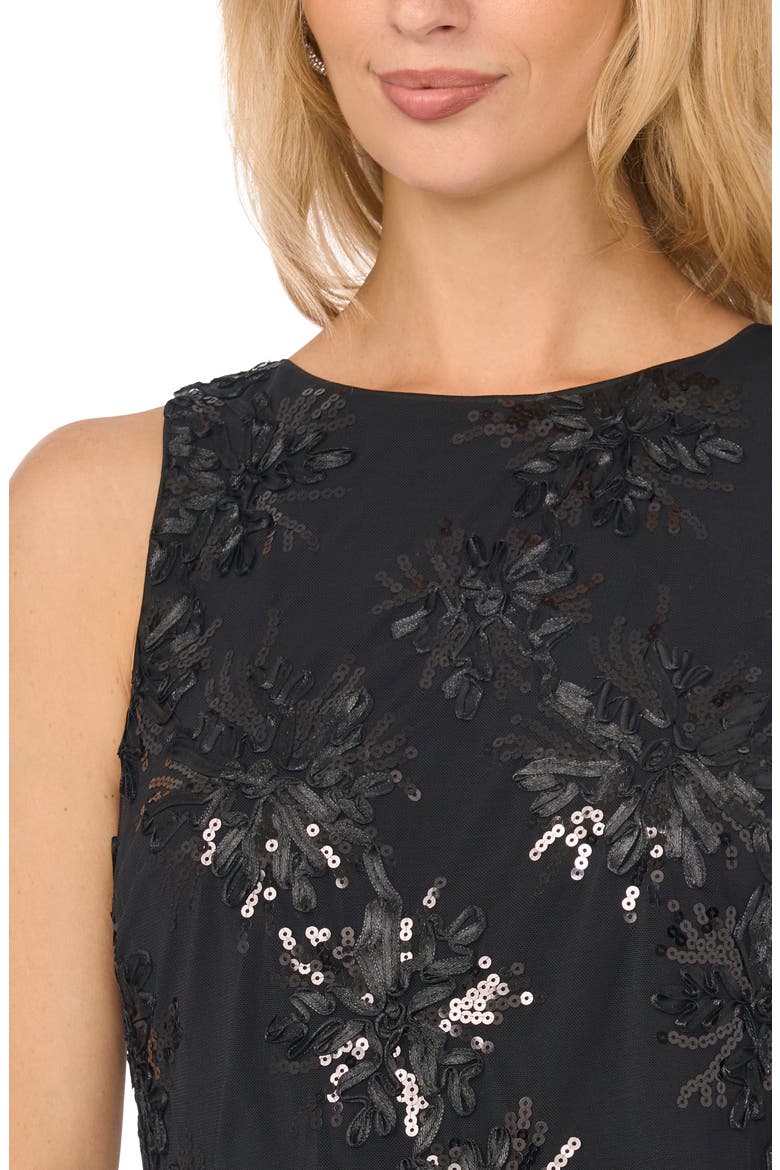 Soutache Tie Back Sleeveless Top, Alternate, color, RICH BLACK