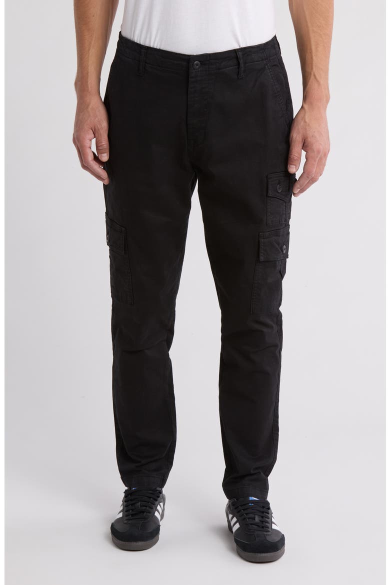 Wells Cargo Pants, Main, color, PURE BLACK