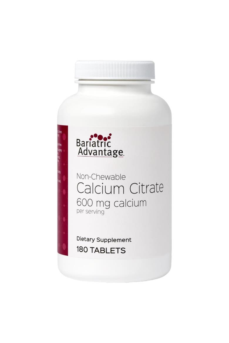 Non Chewable Calcium Citrate 600 mg with Vitamin D3 Mineral Supplement Tablets 180 Tablets, Main, color, None