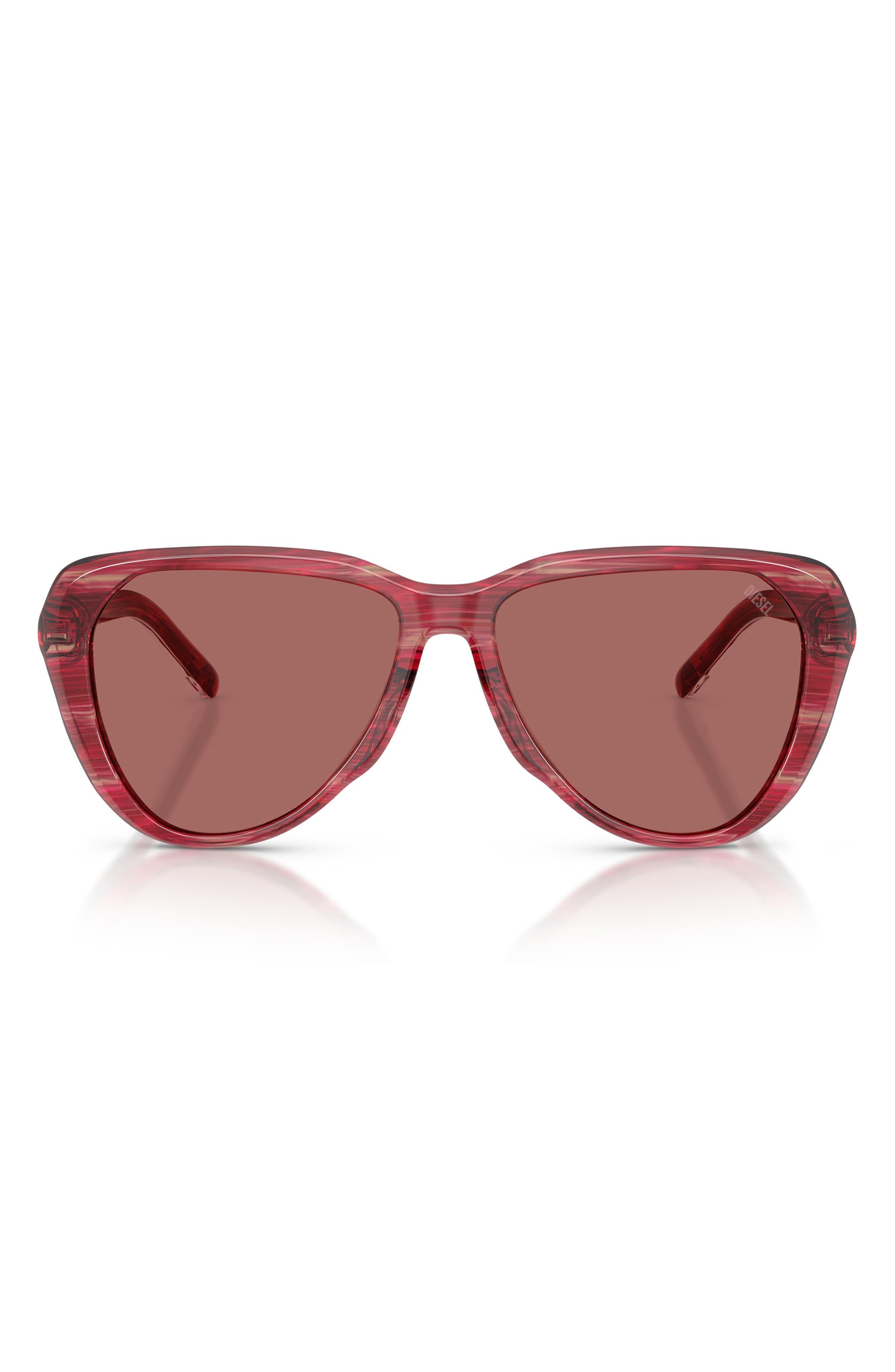 STRIATED RED / DARK VIOLET