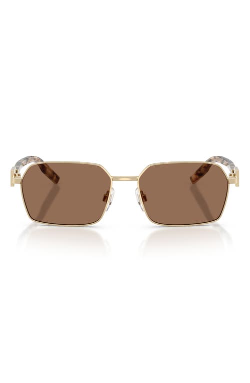 Dolce & Gabbana Dolce&gabbana 56mm Rectangular Sunglasses